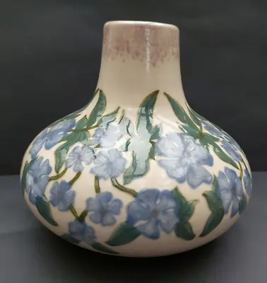 Buy  Moorcroft  Cobridge Stoneware Vase 22cm Periwinkle Pattern 1998 • 65£
