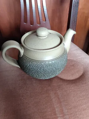 Buy Denby Cotswold Acorn Teapot Textured Brown Rustic Farmhouse Vintage • 23.99£