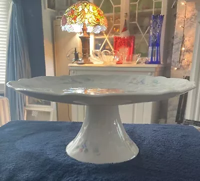 Buy Vintage Aynsley Little Sweetheart Large Footed Cake Stand  10.5 Plate 1984 • 19.95£
