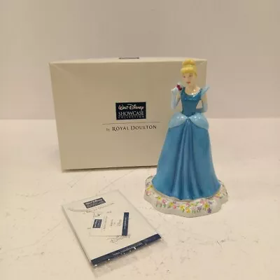 Buy Royal Doulton Cinderella Figurine DP 1 Blue Dress Disney Princess Boxed RMF06-GB • 7.99£