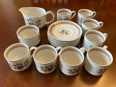 Buy Staffordshire Midwinter Fine Tableware Coffee Set 8 Cups & Saucers, Jug & Bowl • 20£