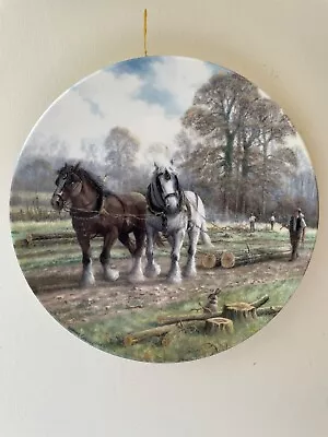 Buy ROYAL DOULTON  Limited Edition Bone China Plate -  Logs To The Mill  • 2.95£