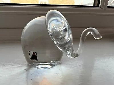 Buy Vintage Crystal Glass Elephant Paperweight • 12.99£