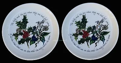 Buy Portmeirion Holly And Ivy Box Of 2 Sweet Dishes  • 17.99£