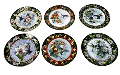 Buy Royal Doulton The Imperial Hummingbird Franklin Mint Heirloom Plates X6 • 29.99£