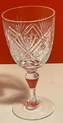 Buy Webb Thomas Crystal   St. Andrews  Wine Glass, Etched, Vintage • 9.20£