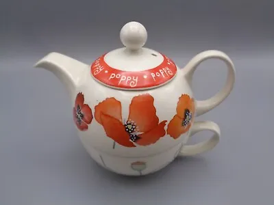 Buy Arthur Wood 'Poppy' - One Cup Teapot & Cup Design By Jeanne McDougall • 7.50£