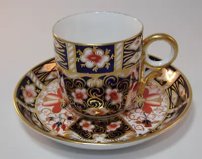 Buy Royal Crown Derby 2451 Traditional Imari Coffee Cup & Saucer C1898 & 1904 VGC • 21.99£