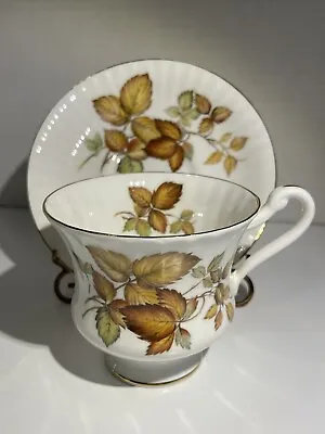 Buy Paragon Fine Bone China Cup & Saucer  Autumn Leaves  Made In England • 21.20£