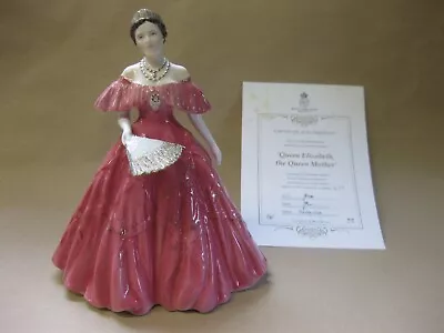 Buy Vintage Royal Worcester Bone China Figure ~ Queen Elizabeth The Queen Mother • 49.99£
