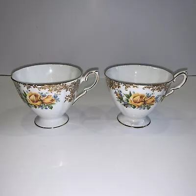 Buy Vintage - Paragon Fine Bone China Tea Cups X2 - Made In England • 14.99£