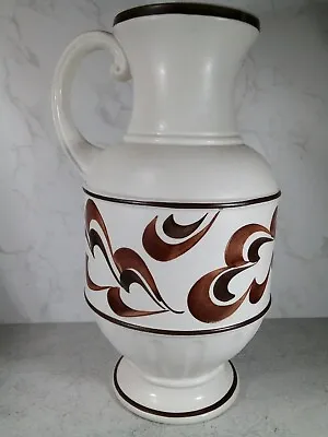 Buy Tall Jug By H J Wood And Hand Painted By Edward Radford Mid Century  • 15£