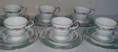 Buy Very Rare Alfred Meakin Floral Pattern Empire Ironstone Bone China Tea Set • 55£