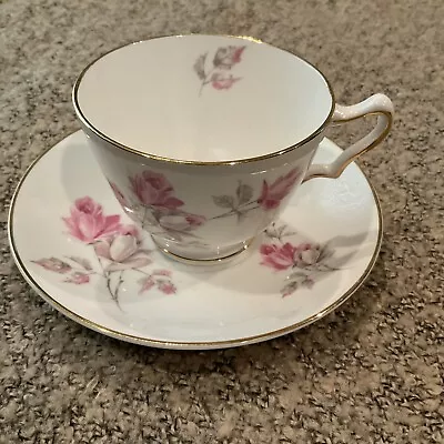 Buy Crown Staffordshire English Fine Bone China Tea Cup And  Saucer • 14.12£