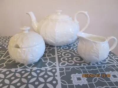 Buy Coalport Countryware - 2 Pint Teapot , Milk/Cream Jug And Lidded Sugar Bowl  VGC • 39.99£