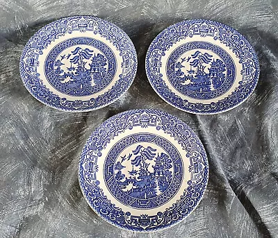 Buy English — Ironstone — Tableware — Willow Pattern — 3 — Saucers — Yb  • 10.50£