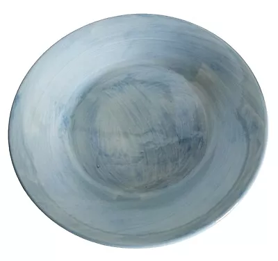 Buy Vintage Poole Pottery Blue Plate - Fresco By Rachel Barker / Spongeware Glaze  • 22.49£