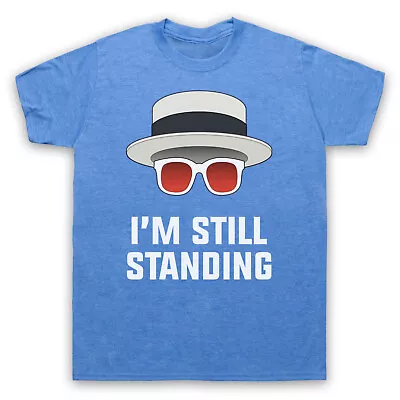 Buy Elton I'm Still Standing Glasses Hat Glam Pop Rock Mens & Womens T-shirt • 17.99£