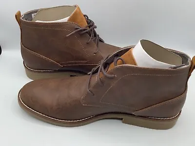 Buy Burton Menswear London Maddock Smart Casual Lace Up Ankle Boots Tan 9 Eu 43 • 29.99£