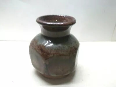 Buy Buckfast Abbey Devon Pottery Small 6 Sided Vase Studio Pottery • 8£