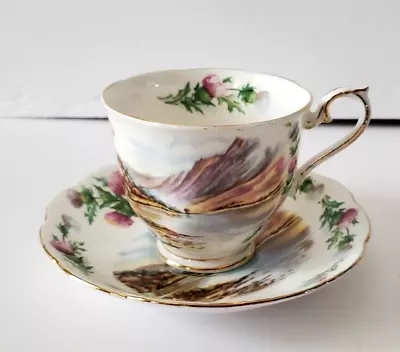 Buy Royal Albert British Song Series Teacup And Saucer Bonnie Banks O Loch Lomond • 8.65£