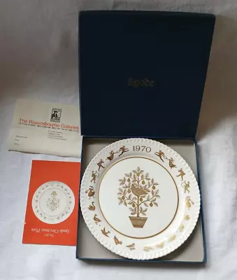 Buy Spode Christmas Plate, Boxed, 1970 Limited Production, Bone China • 7.50£