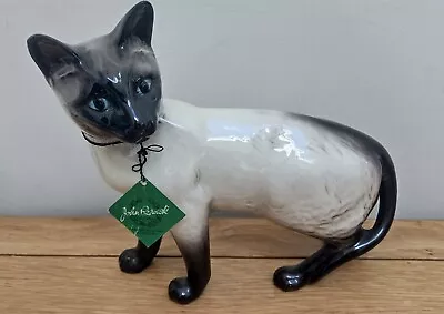 Buy Large John Beswick Siamese Cat, With Label • 10£