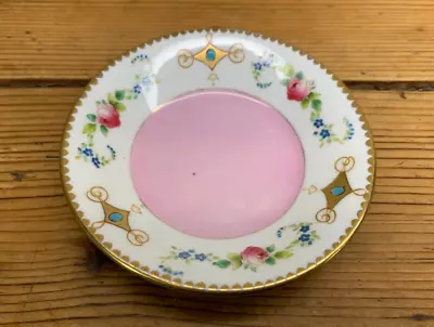 Buy Pretty Small Pink Shelly China Pin / Trinket Dish • 5.50£