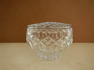 Buy Very Nice Cut Glass Rose Bowl - 12cm • 4.99£