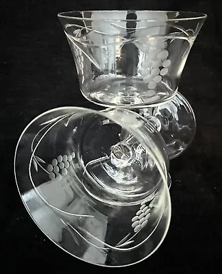 Buy STYLISH Pair Of ART DECO CHAMPAGNE SAUCERS/COUPES Vintage C1930 • 30£