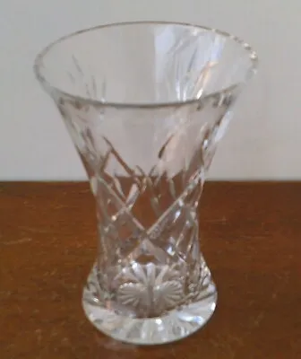 Buy Vintage Royal Brierley Hand Cut (24% Lead Crystal) Vase. • 12.99£