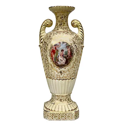 Buy Vintage French Sevres Porcelain Figural Cherub Vase • 145.97£