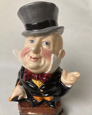 Buy Burleigh Ware Ch.dickens Character Mr. Micawber Toby Jug By E.t. Bailey Sculptor • 15£