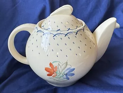 Buy Susie Cooper Floral Teapot Crown Works England Pattern  1287  • 28.25£