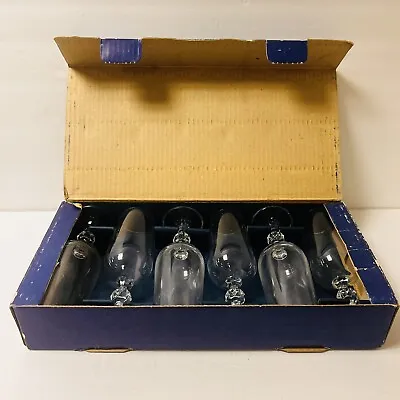 Buy VINTAGE Bohemia Crystal Champagne Flutes 6.5 Oz CLAUDIA Prism Ball Stem 6-Pc ⭐️ • 36.41£