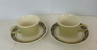 Buy Royal China Basketweave Cavalier Ironstone Coffee/Tea Cup And Saucer Set Of 2 • 25.30£