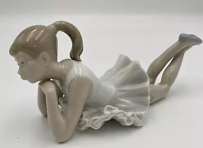 Buy Nao By Lladro Daisa Ballerina Lying Down Figurine  9 Inches Long     O15 • 15£