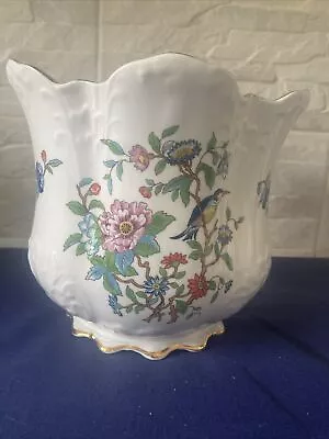 Buy Aynsley Pembroke China Planter / Plant Pot. Country Cottage Style, Floral. • 4.99£