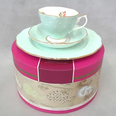 Buy Royal Albert 100 Years One Cup Tea Set 'Polka Rose' 1930s Pattern In Box (Ald) • 9.99£
