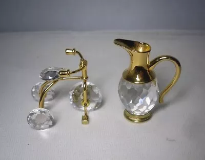 Buy Small Swarovski Crystal Memories Tricycle & Ewer Ornaments • 14.99£