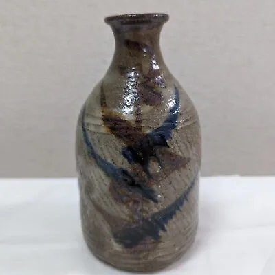 Buy Japanese Mashiko Studio Pottery Ceramic Vase Sake Bottle Tokkuri OTSUKA SADAO • 189.66£