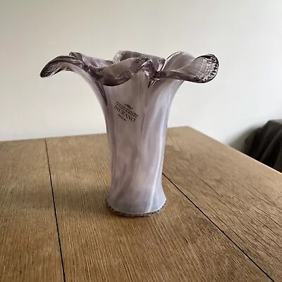 Buy Venetian Murano Glass Flower Vase Ornament Made In Italy • 56.50£