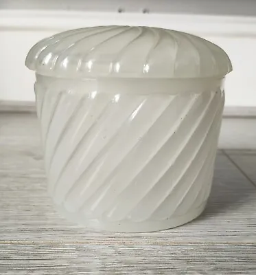 Buy French Opalique  Art Glass 1920s Jar Vase Pot Rene Lalique Style • 39.99£