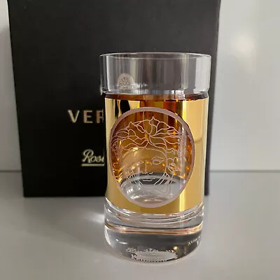 Buy VERSACE Medusa Madness Oro SHOT GLASS New In Box Rosenthal Gold • 143.86£