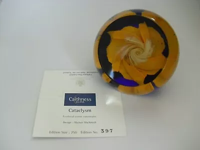 Buy Ltd Ed Caithness  Cataclysm  Paperweight(397/750) - A MacIntosh - 3 (7.5cms) • 42.50£