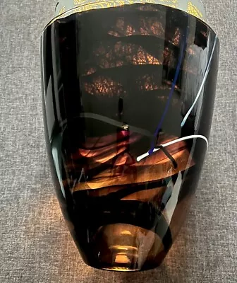 Buy Kosta  Boda Sweden Art Glass CONTRAST BLACK VASE • 64.99£