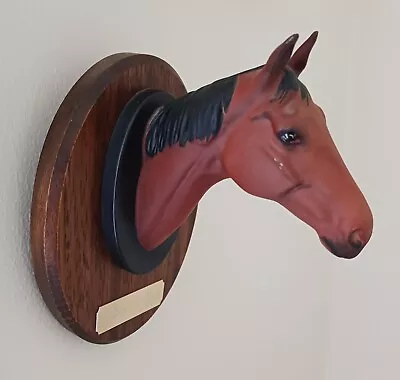 Buy Beswick 'Red Rum' Ceramic Racehorse Head Plaque • 10£