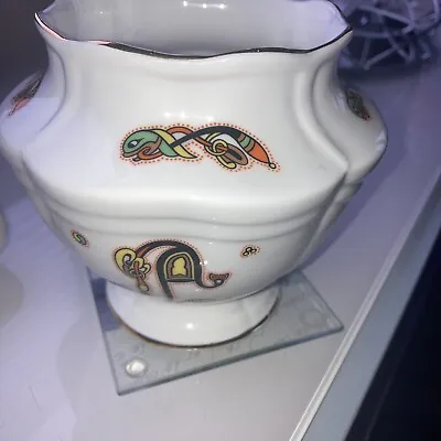 Buy 029 Vintage Royal Tara Bone China Bucket Shaped Vase • 35£