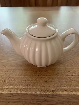 Buy Vintage, Price And Kensington Cream Ribbed Teapot, 0.75 Pints Capacity One Cup • 8£