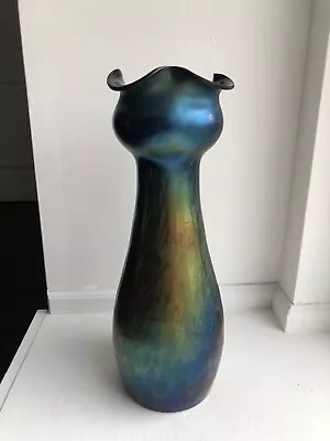 Buy Antique Rindskopf Iridescent Art Nouveau Vase • 104.69£